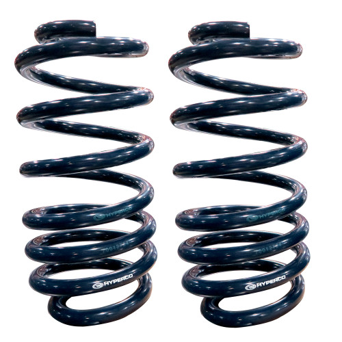 Rear Dual Rate Springs 4 Inch Lowering For 1963-1972 C10 Pair Of Springs Powder Coated Blue Ridetech 11334799 - RLTP-11334799