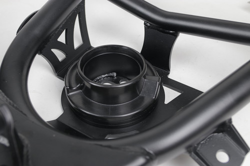 Front Lower Strongarms For 1963-1970 C10 For Use W/ Stock Style Spring Pair Of Tubular Control Arms W/ Ball Joints Cross Shafts Spring Spacers Bump Stops And Delrin Bushings Powder Coated Satin Black Ridetech 11342199 - RLTP-11342199