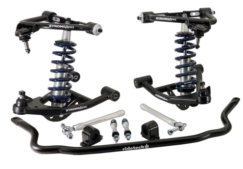 TQ Coil-Over System For 1982-2003 S10 S15 And Sonoma W/ 7.5 Inch Differential Front And Rear TQ Coil-Overs Front Truturn System Wishbone Rear Suspension System And Front Sway Bar Ridetech 11390301 - RLTP-11390301