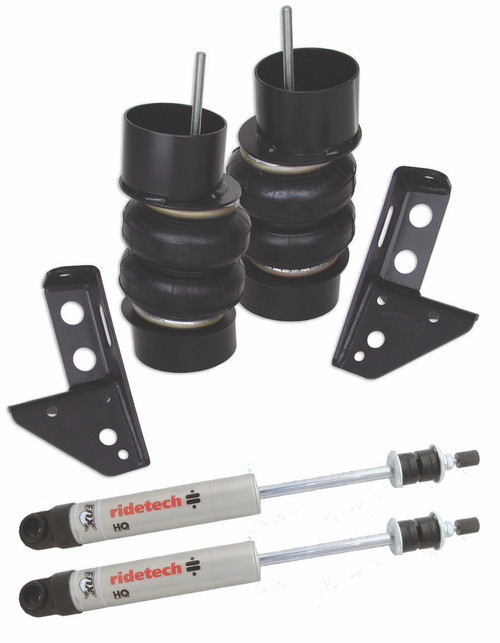 Front Coolride Kit For 1982-2003 S10 2WD For Use W/ Ridetech Lower Arms Air Springs Brackets HQ Shocks Bolt On Shock Mounts And Hardware Ridetech 11390910 - RLTP-11390910