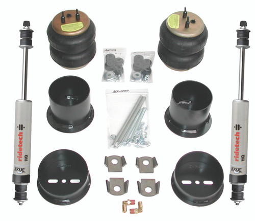 Front Coolride Kit For 1955-1957 Thunderbird Air Springs Brackets HQ Shocks Shock Mounts And Hardware Ridetech 12041010 - RLTP-12041010