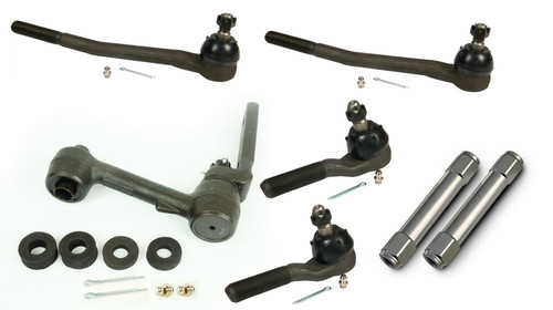 Steering Linkage Kit For 1970 Mustang W/ OE Power Steering Idler Arm Inner Tie Rods Outer Tie Rods And Billet Tie Rod Adjusters Ridetech 12109535 - RLTP-12109535