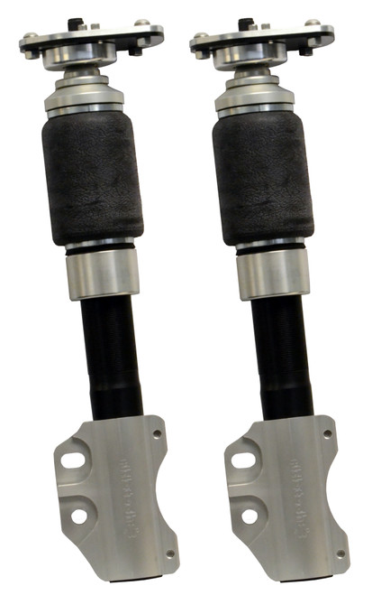 Front HQ Shockwaves For 1979-1989 Mustang For Use W/ Stock Spindle Pair Of Rebound Adjustable Shock waves W/ 1/4 Inch Airline Fittings And Caster/Camber Plates Ridetech 12122401 - RLTP-12122401