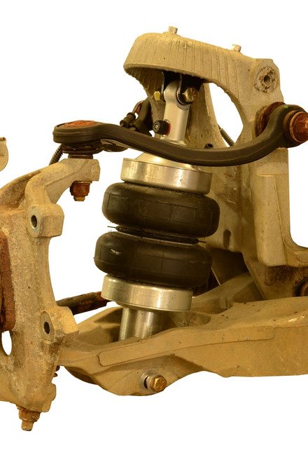 Front HQ Shockwaves For 2003-2007 Crown Vic Pair Of Rebound Adjustable Shock waves W/ 1/4 Inch Airline Fittings Ridetech 12262401 - RLTP-12262401