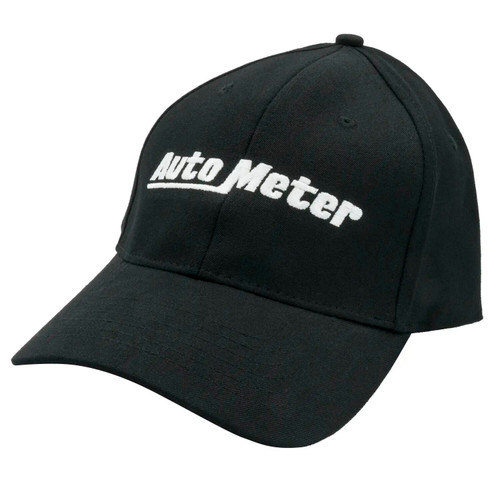 BLACK COTTON NU-FIT HAT W/AUTOMETER LOGO 0439SM - ATYG-0439SM