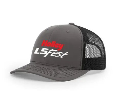 LSFEST TRUCKER HAT - BLACK/GRAY MESH - HTPD-10235HOL