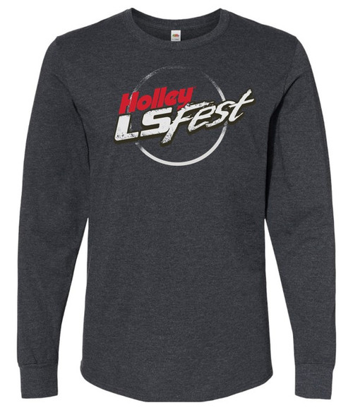 LS FEST LONG SLEEVE TEE - BLK HTR - HTPD-10453-SMHOL