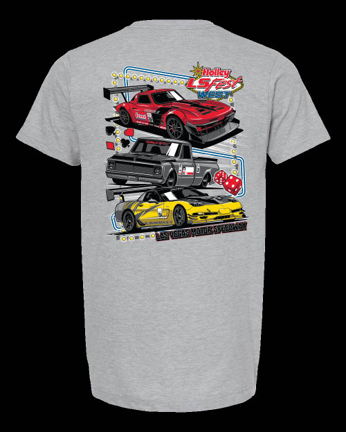 2024 WEST GRAND CHAMP TEE - HTH GRAY - HTPD-10487-XLHOL