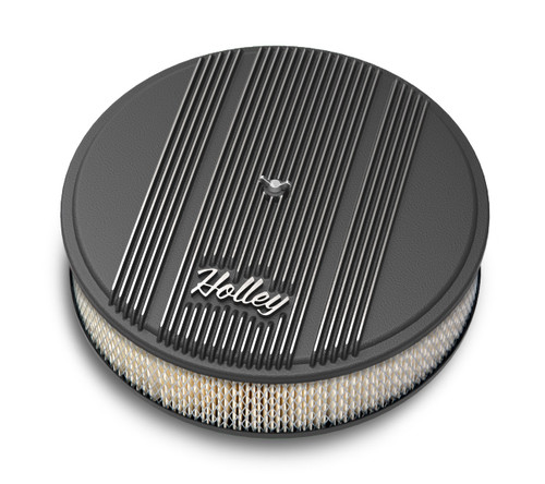 HOLLEY AIR CLNR, FINNED, W/ 14X3 PAPER F - HTPD-120-152