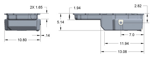 OIL PAN, COYOTE GEN III REAR SUMP - NATU - HTPD-302-90