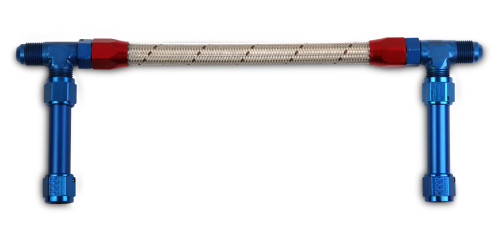 -8AN DUAL FEED W/STAINLESS HOSE - DOMINA - HTPD-34-49