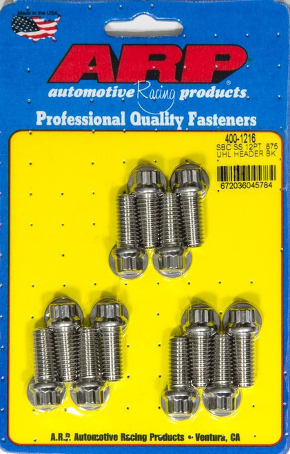 Header Bolt Kit - 12pt. 3/8 x .875 UHL (12) 400-1216 - ACDW-400-1216