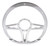 Steering Wheel 14in D-Shape Victory Polished 29441 - BQLS-29441