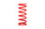 INDIVIDUAL COILOVER RACE SPRING MIDDLE 225MM INSIDE DIAMETER RED 0800.225.0750 - EAIM-0800.225.0750