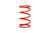 INDIVIDUAL COILOVER RACE SPRING MIDDLE 250MM INSIDE DIAMETER RED 1000.250.0375 - EAIM-1000.250.0375