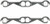 SB Chevy Exhaust Gaskets D SHAPE PORTS 1406 - FOMQ-1406