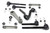 Steering Linkage Kit For 1968-1969 Camaro And 1968-1974 Nova W/ Power Steering Idler Arm Pitman Arm Inner Tie Rods Outer Tie Rods And Billet Tie Rod Adjusters Ridetech 11169576 - RLTP-11169576