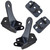 Rear TQ Coil-Overs For 1993-2002 Camaro and Firebird Springs Brackets And Hardware Pair Of Triple Adjustable Shocks Springs Spring Mounts Brackets And Delrin Spring Washers Ridetech 11216111 - RLTP-11216111