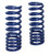 Front Dual Rate Springs Stock Height For 1978-1988 Monte Carlo Cutlass W/ Small Block Pair Of Springs Powder Coated Blue Ridetech 11322350 - RLTP-11322350
