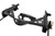 Bolt-On Wishbone For 1988-1998 C1500 W/ 10 Bolt Reared R-Joints Lower Bars Wishbone Mounting Brackets Cross Members C-Notches And Hardware Powder Coated Black For Use W/ Shockwaves Or Coil-Overs Sold Separately Ridetech 11377199 - RLTP-11377199