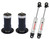 Rear Coolride Kit For 2000-2006 2000-2006 Tahoe Suburban Yukon Avalanche 2WD Air Springs Brackets HQ Shocks And Hardware Ridetech 11414010 - RLTP-11414010