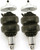 Front HQ Shockwaves For 1964-1966 Mustang For Use W/ Stock Upper Arms Pair Of Rebound Adjustable Shock waves W/ 1/4 Inch Airline Fittings T-Bar And Billet Adapter Ridetech 12092401 - RLTP-12092401