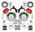 Front Disc Brake Kit 59-64 Impa;la Corvette 140-12458-DR - WOMQ-140-12458-DR