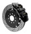 Front Disc Brake Kit Blk 97-13 Vette 14.00 Aero6 140-15705-D - WOMQ-140-15705-D