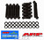 MOPAR INAIN 273360 HEX HEAD BOLT KIT W/O W2/W2 ECONO HEADS OR EDELBROCK RPM HEADS 144-3602 - ACDW-144-3602
