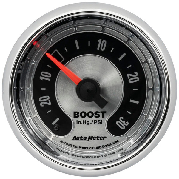 GAUGE, VAC/BOOST, 2 1/16", 30INHG-30PSI, MECHANICAL, AMERICAN MUSCLE 1208 - ATYG-1208