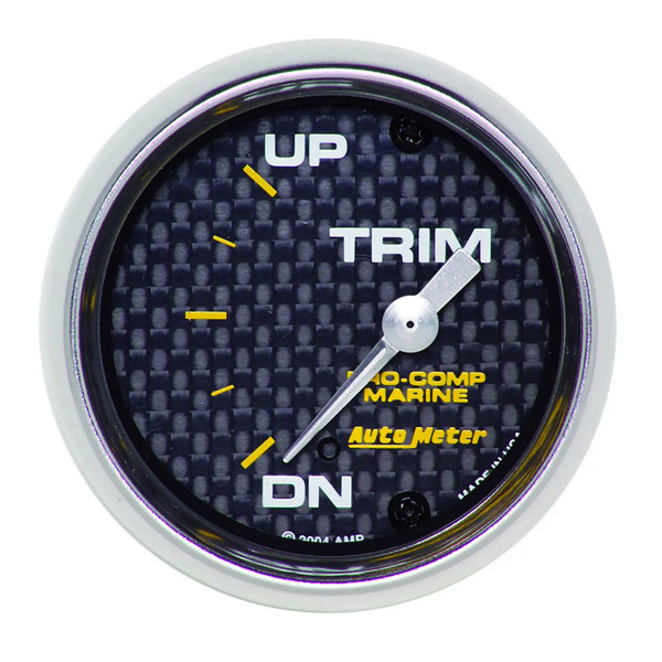 GAUGE, TRIM LEVEL, 2 1/16", 0ODOWN-90OUP, ELECTRIC, MARINE CARBON FIBER 200766-40 - ATYG-200766-40