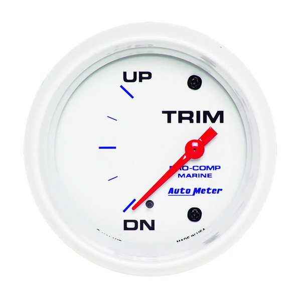 GAUGE, TRIM LEVEL, 2 5/8", 0ODOWN-90OUP, ELECTRIC, MARINE WHITE 200767 - ATYG-200767