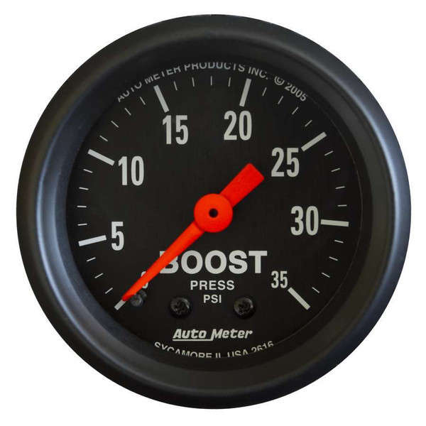 2-1/16in Z-Series Boost Gauge 0-35psi 2616 - ATYG-2616