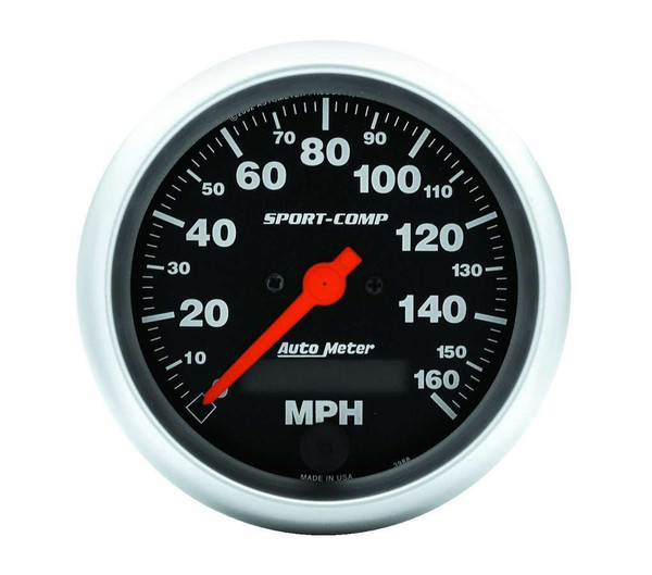 33/8IN SPEEDO 160 MPH INDASH LCD SPORTCOMP 3988 - ATYG-3988