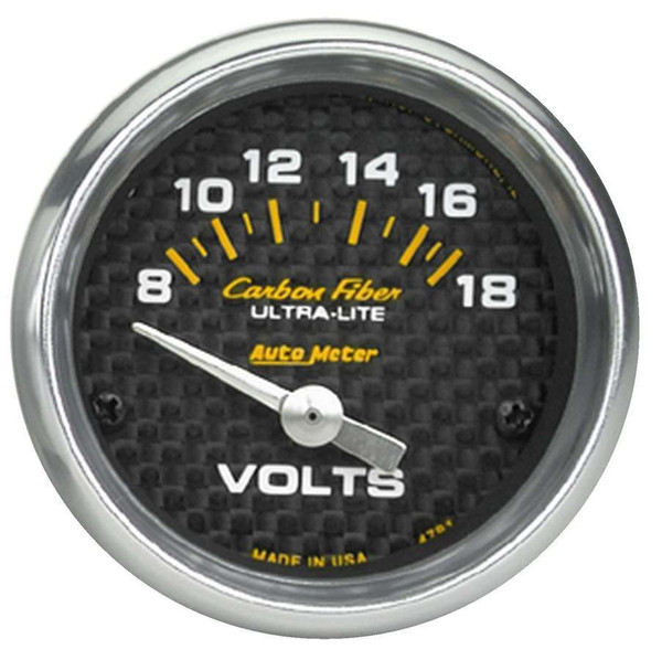 2IN VOLTMETER 818 VOLTS SSE CARBON FIBER 4791 - ATYG-4791