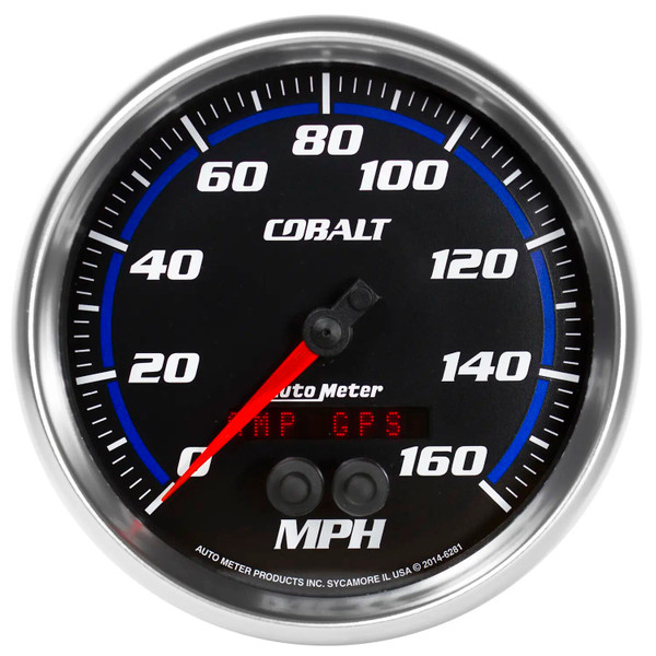 5" SPEEDO, 160 MPH, GPS, LED, COBALT 6281 - ATYG-6281