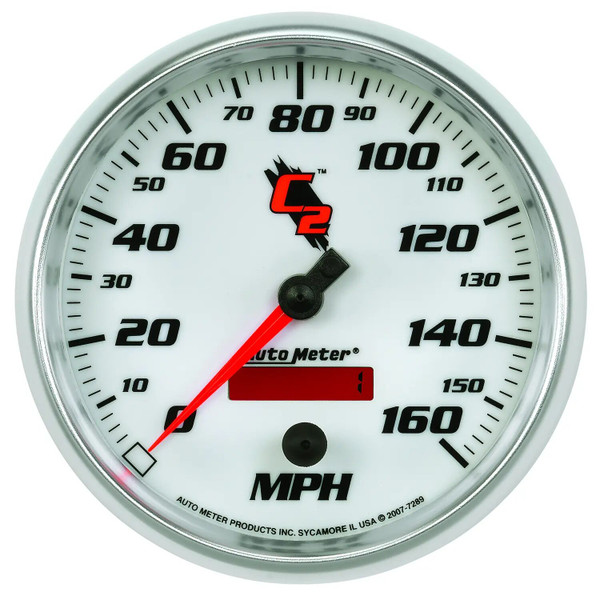 5" SPEEDO, 160 MPH, IN- DASH, C2 7289 - ATYG-7289