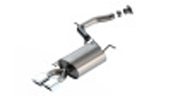23C PALISADE/2022 TELLURIDE 3.8L STYPE AXLE BACK EXHAUST SYSTEM W/CHROME TIPS 11979 - BAFU-11979