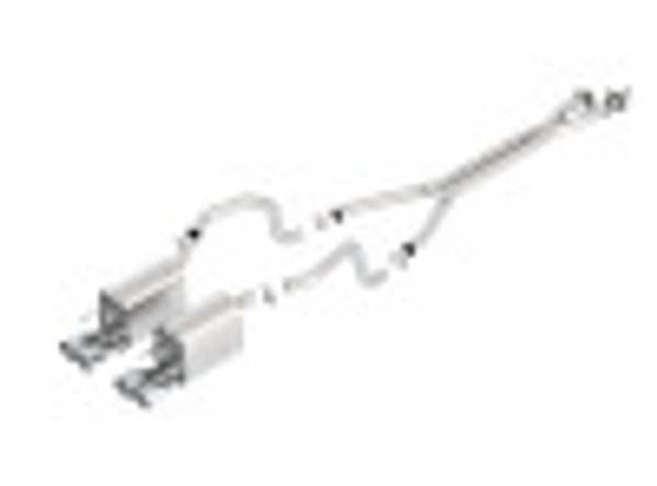 0911 CORVETTE C6 6.2L V8 RWD 2DR INCL. PADDLE SHIFT SPLIT REAR CBACK SYSTEM W/XPIPE AK 140414 - BAFU-140414