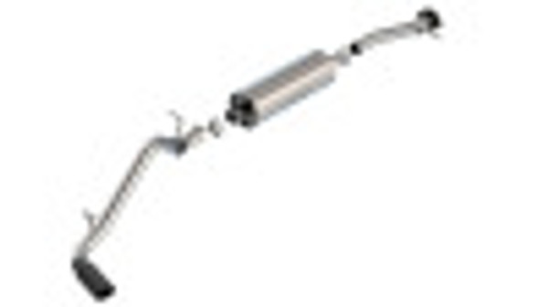 1522 CANYON/COLORADO 3.6L V6 AT 2/4WD CC SB EC LB STYPE EXHAUST SYSTEM W/BLACK 140645BC - BAFU-140645BC