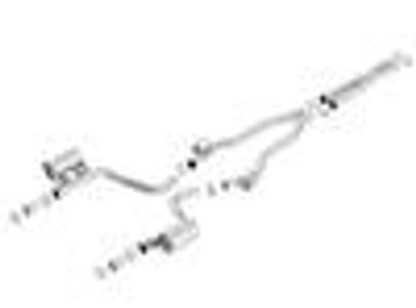 2015 CHARGER SRT HELLCAT 6.2L V8 AT RWD 4DR 3.00IN INATAKIN W/VALVES FACTORY BEZEL NO TIP 140667 - BAFU-140667