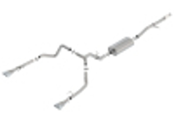 19 SILVERADO/SIERRA 1500 5.3L EC STB/CC SB 3.00/2.75IN TOURING QUAD SQUARE TIPS 140780 - BAFU-140780