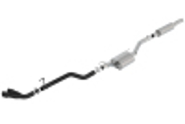 2020 GLADIATOR JT 3.6L V6 AT/MT 4WD 4DR STYPE BLK COATED DUAL TIPS & OVERAXLE 140812CB - BAFU-140812CB