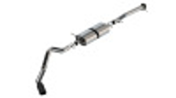 20C SILVERADO/SIERRA 2500 6.6L CATBACK STYPE EXHAUST SYSTEM W/3.50IN BLACK TIP 140833BC - BAFU-140833BC