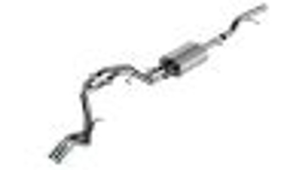 21C TAHOE 5.3L V8 CATBACK TOURING EXHAUST SYSTEM W/CHROME TIPS 140854 - BAFU-140854