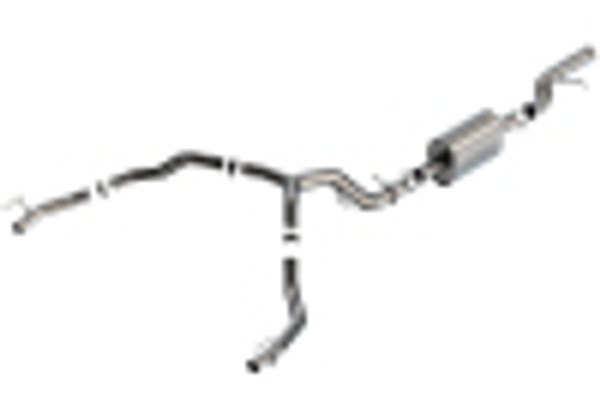 21C ESCALADE 6.2L V8 CATBACK STYPE EXHAUST SYSTEM W/FACTORY BEZEL TIPS 140890 - BAFU-140890