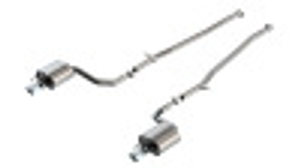 1617 IS200T/ 18C IS300 2.0L CATBACK STYPE EXHAUST SYSTEM W/CHROME TIP 140956 - BAFU-140956