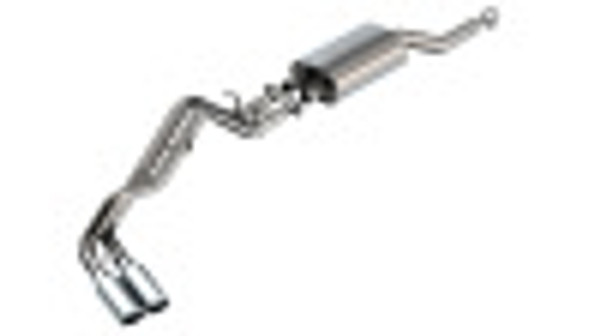 24C RANGER 2.3L STYPE CATBACK EXHAUST SYSTEM W/DUAL PIPES/CHROME TIPS 140975 - BAFU-140975