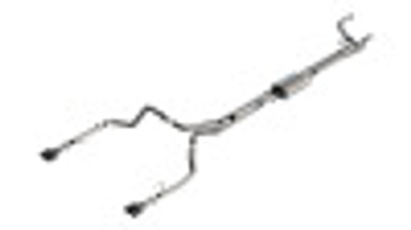 24C SILVERADO/SIERRA 1500 6.2L STYPE CATBACK EXHAUST SYSTEM W/TRUE DUAL/BLK C 141000CFBA - BAFU-141000CFBA