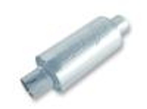 MUFFLER: 2.75 IN IN/OUT 6.75 IN DIA. X 24 IN NOTCHED  STYPE 400130 - BAFU-400130